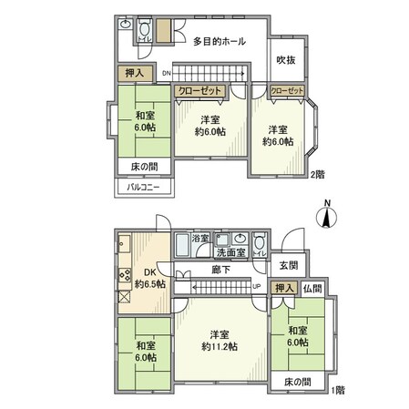 西大泉戸建の物件間取画像